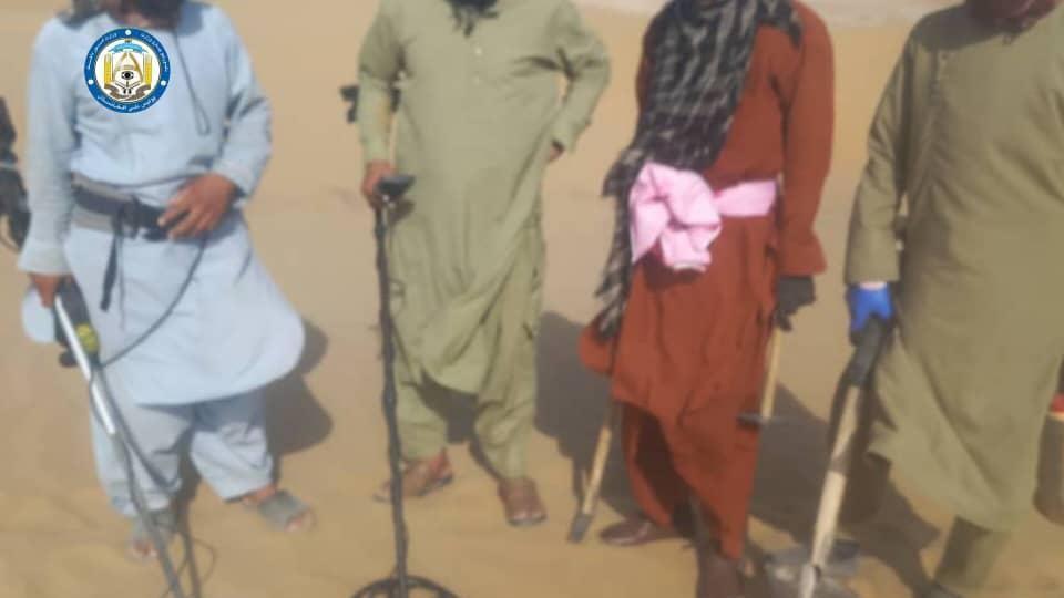 بازداشت ۹ تن به اتهام کنده‌کاری غیرقانونی در ساحه باستانی «چهل‌برج» نیمروز